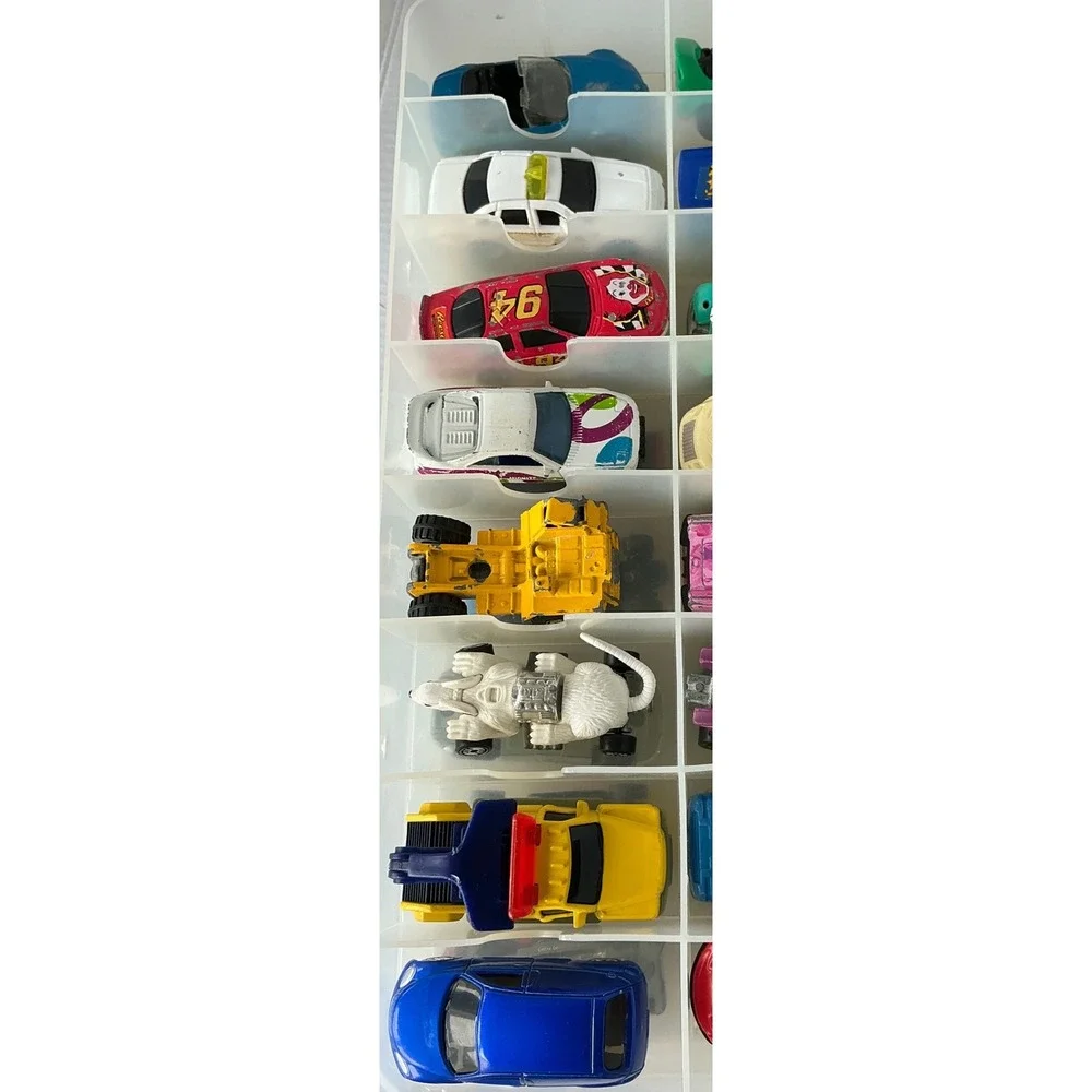 Vintage Matchbox Hot‎ Wheels Diecast Car Lot 48 Cars Carry Case Mixed Collection